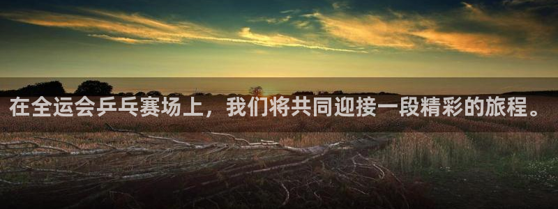 在全运会乒乓赛场上，我们将共同迎接一段精彩的旅程。