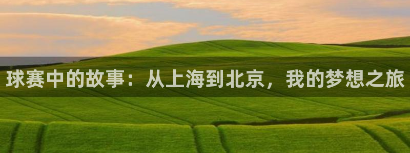 壹号优品下载：球赛中的故事：从上海到北京，我的梦想之旅
